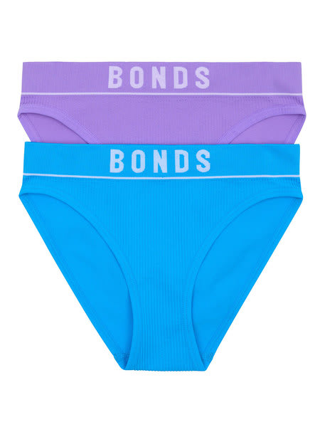 2 Pk bonds girls sports undies underwear stretchies shortie