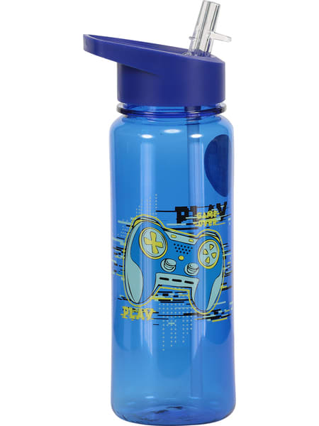 Blue print Batman Kids Water Bottle