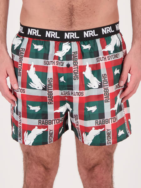 Maroon Broncos NRL Adult Boxer Short