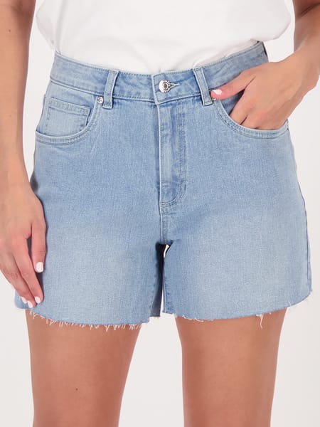 Women's Cut Off Light Blue Jean Shorts