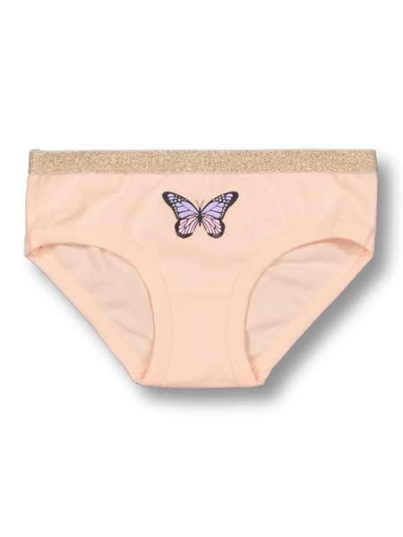 Kids Organic Cotton Butterfly Print Bikini Briefs (5-Pack)