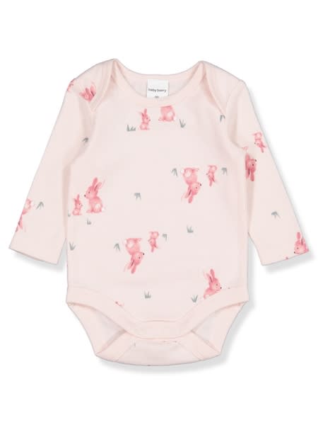 Pink Baby Long Sleeve Bodysuit | Best&Less™ Online