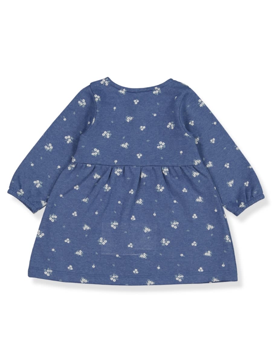 Blue Baby Long Sleeve Fleece Dress | Best&Less™ Online